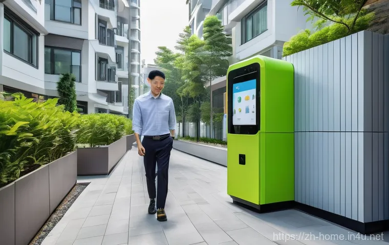 주택관리사 초보자를 위한 실전 매뉴얼 - **Prompt: "A vibrant, modern residential community in a Chinese city, showcasing the seamless integr...