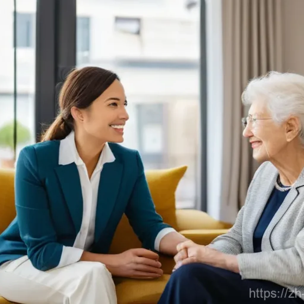 주택관리사로 일하며 얻은 교훈 - **Prompt:** A compassionate female property manager, in her mid-30s, dressed in a professional yet a...