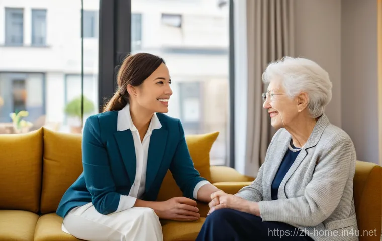 주택관리사로 일하며 얻은 교훈 - **Prompt:** A compassionate female property manager, in her mid-30s, dressed in a professional yet a...